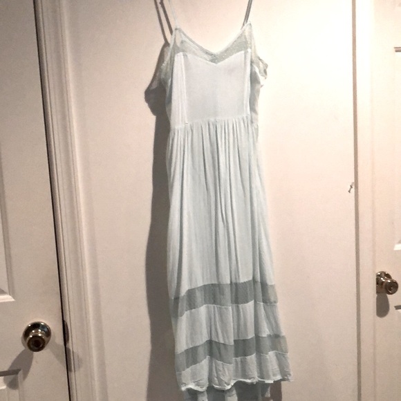 Mint Sheer Summer Dress - Picture 2 of 6